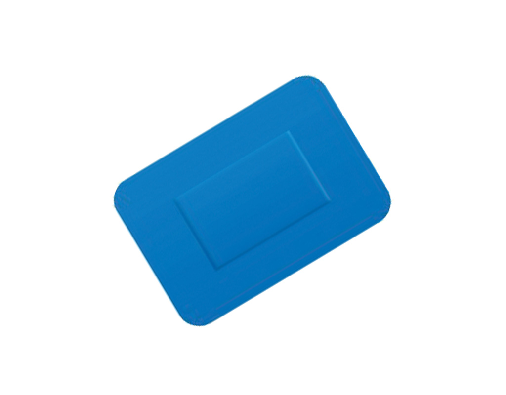 Kék detektálható vízálló sebtapasz - 7.2x5.0cm (50 db/csomag)