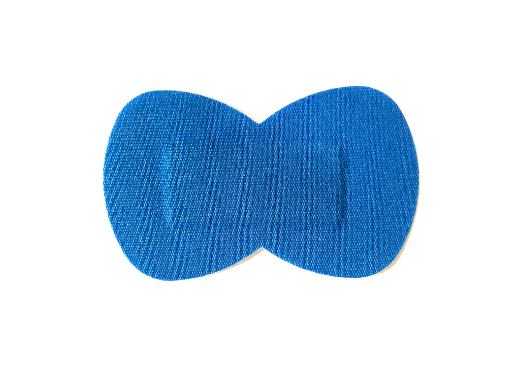 Kék detektálható elasztikus textil sebtapasz ujjvégre 68 x 38 mm (50db)