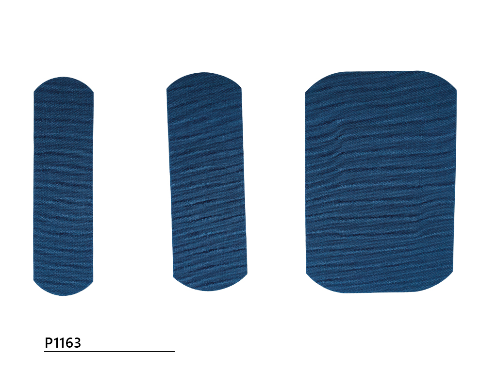 Kék detektálható elasztikus textil sebtapasz mix