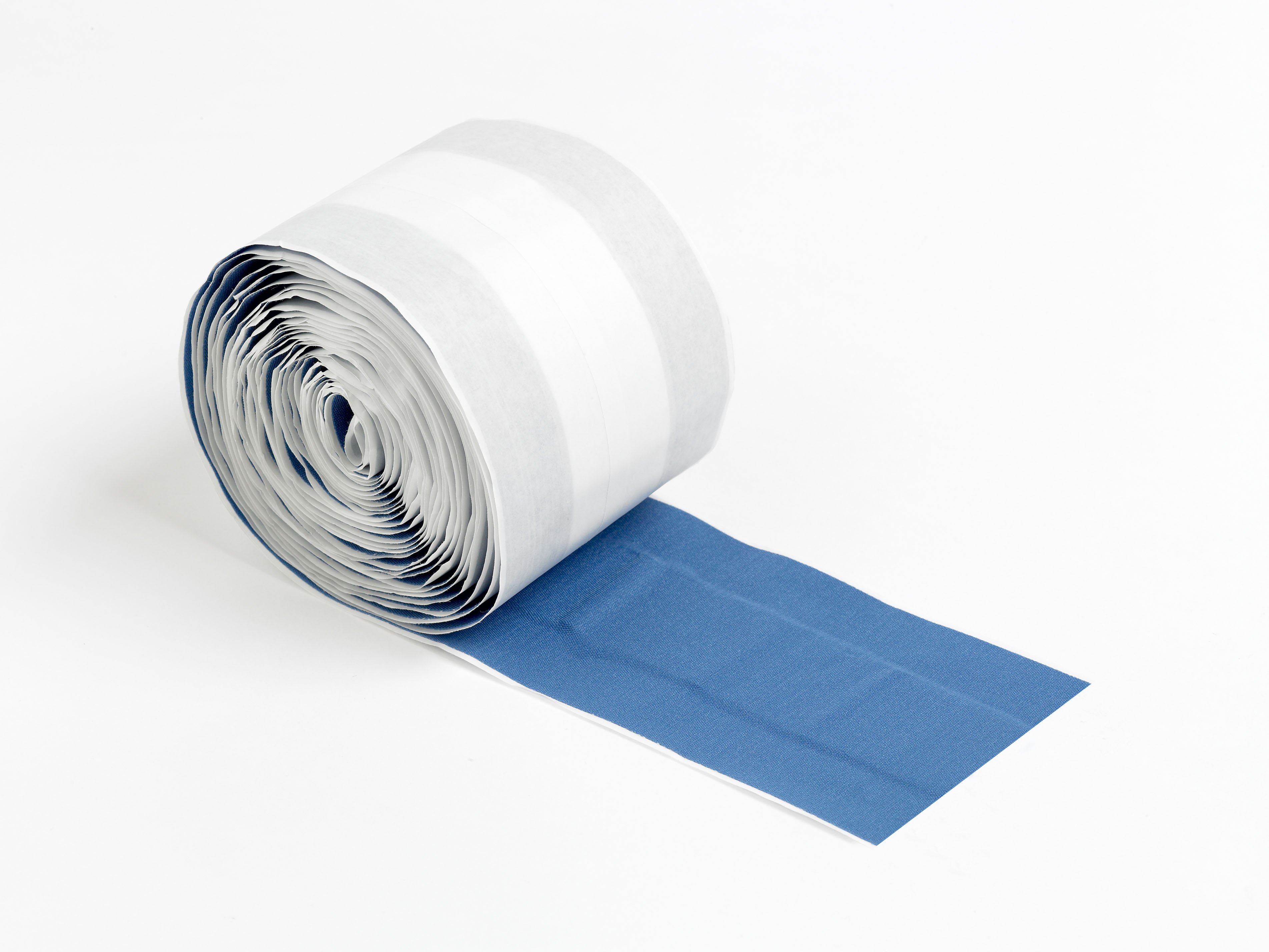 Kék detektálható méretre vágható elasztikus textil sebtapasz 6cm x 5m