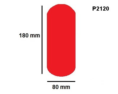 Padlójelölő matrica - csík 80x180mm