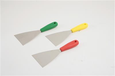 Rozsdamentes acél spatula 100mm széles, kemény