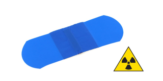 Metál & X-ray (Röntgen), kék detektálható PE sebtapasz 7,2x2,5cm (100db/csomag)